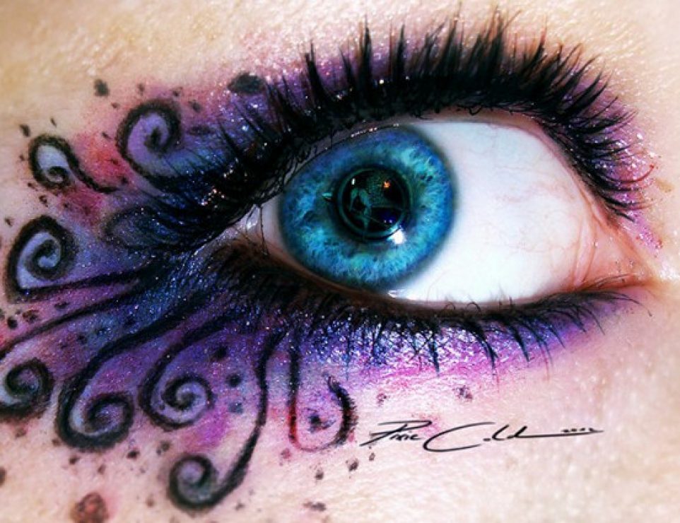 Unusual Eye Makeup Art by Svenja Schmitt