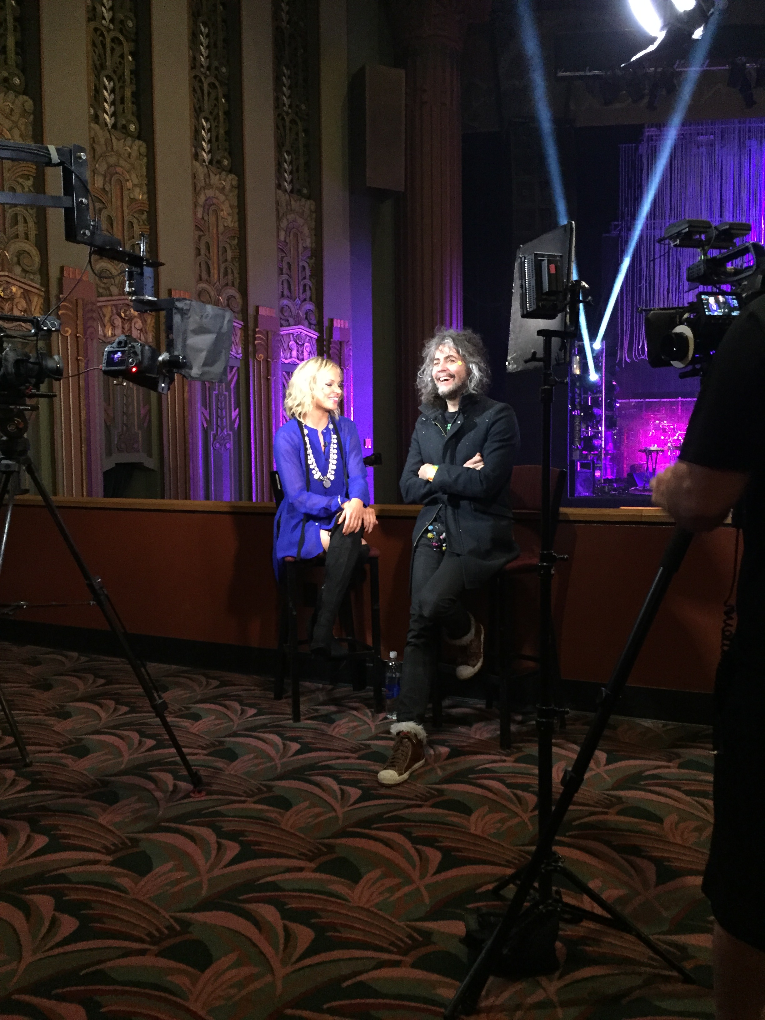 Interview with Wayne Coyne, founder of the Flaming Lips, on his last stop with Miley Cyrus on the Dead Petz tour for Lexus Night Out music special