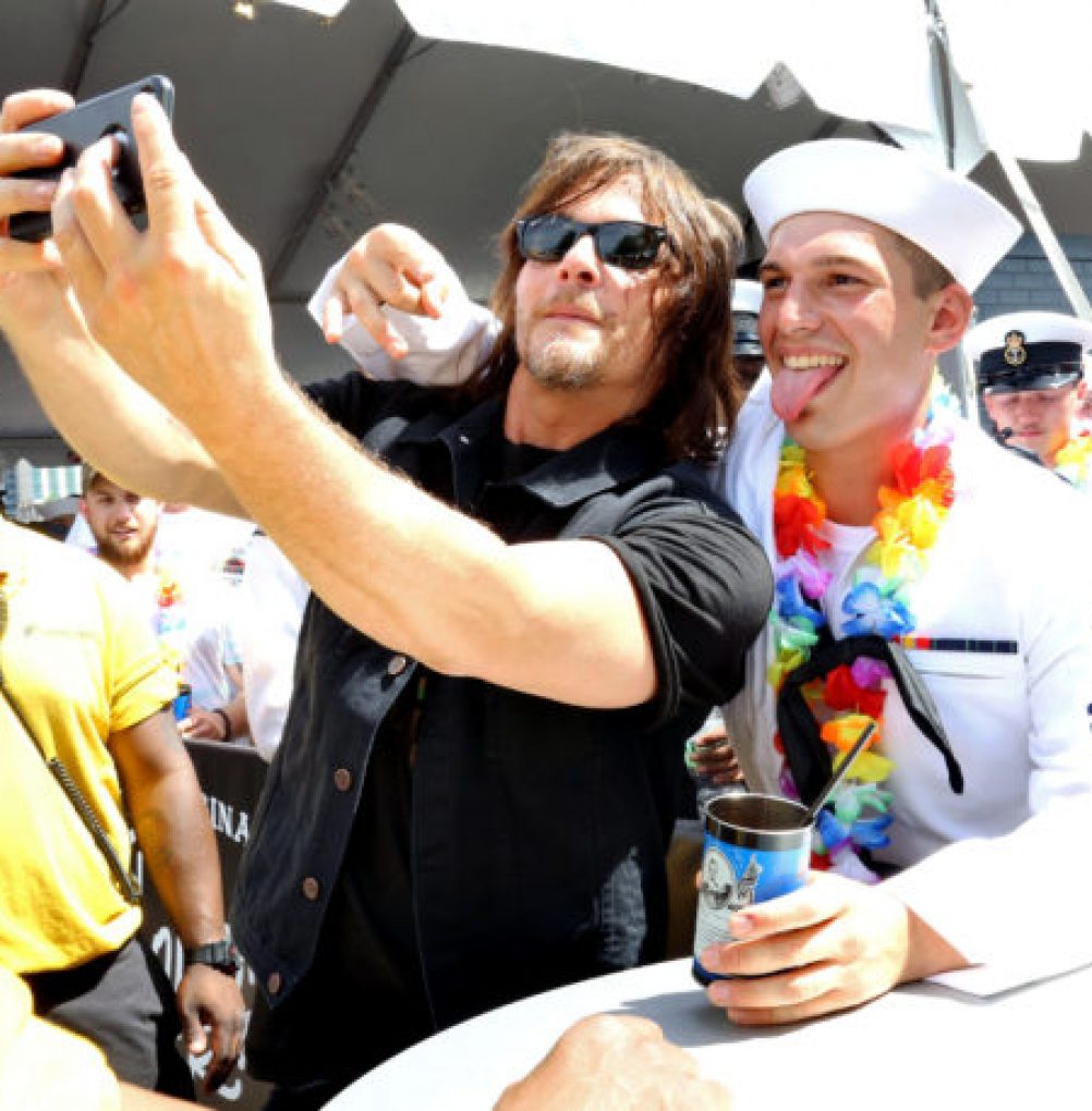 Norman Reedus Toasts the Troops with Sailor Jerry Spiced Rum During NYC Fleet Week