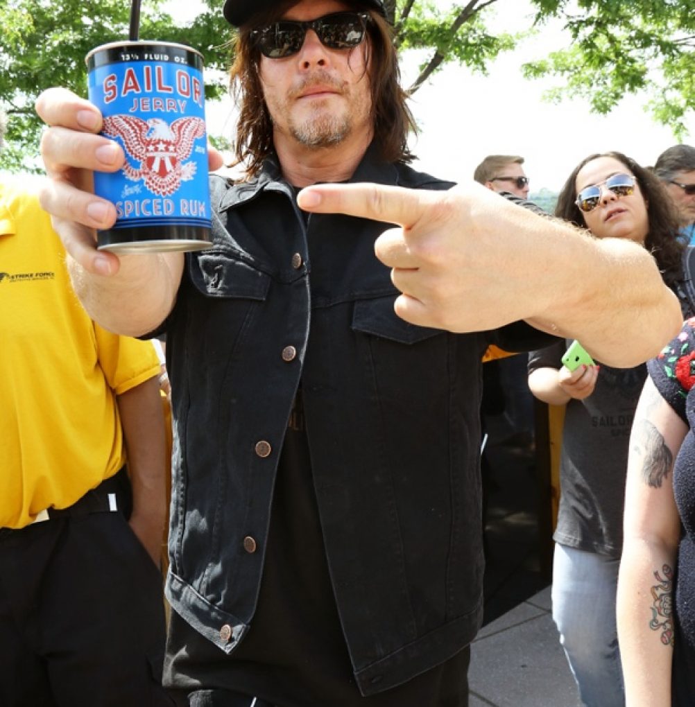 Norman Reedus Toasts the Troops with Sailor Jerry Spiced Rum During NYC Fleet Week