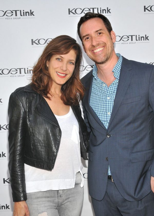 Actress Kate Walsh and Micheal Riley