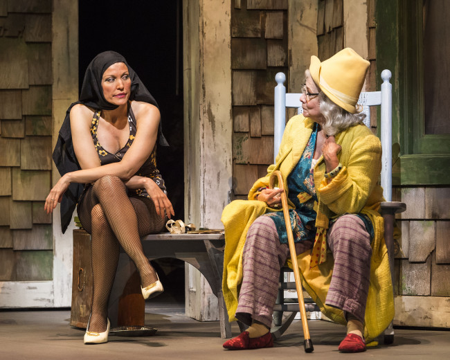 (L-R) Rachel York and Betty Buckley in Grey Gardens The Musical. Directed by Michael Wilson