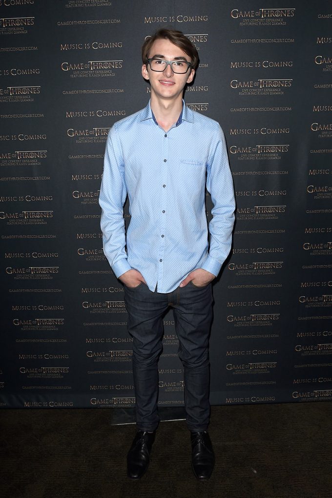Actor Isaac Hempstead Wright.”Game Of Thrones” Live Concert Experience Announcement Event