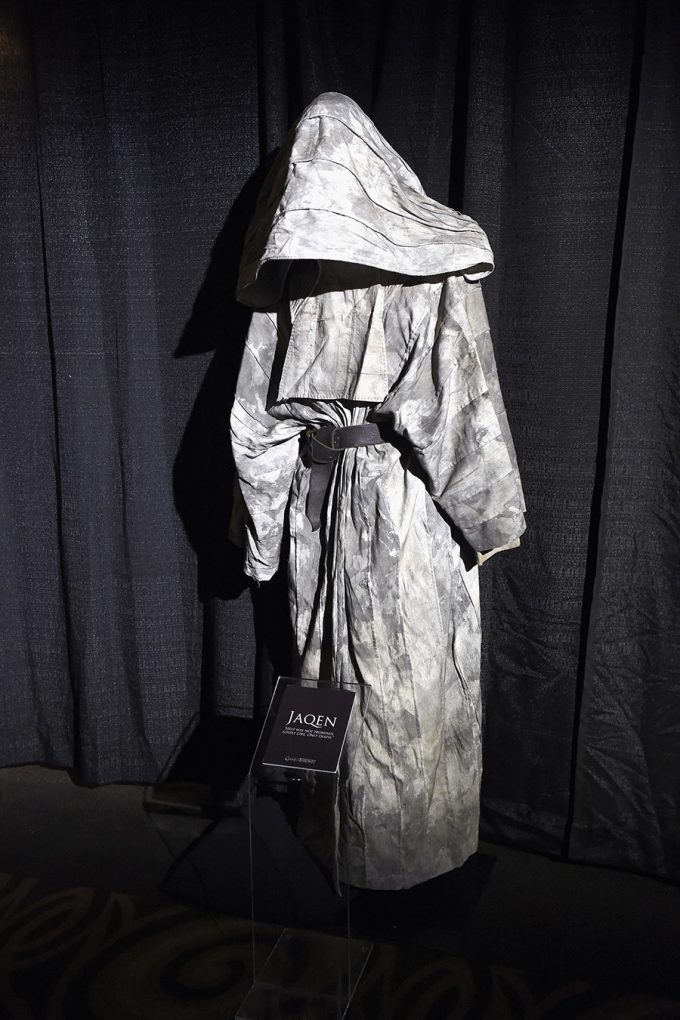 An exclusive costume on display”Game Of Thrones” Live Concert Experience Announcement Event