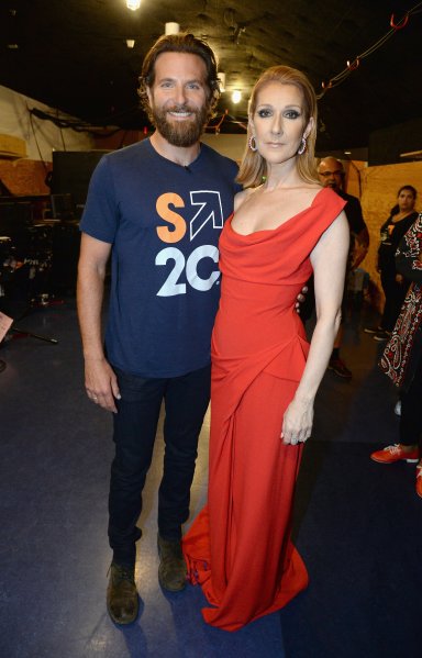 Actor Bradley Cooper and SInger Celine Dion attend Stand Up 2 Cancer