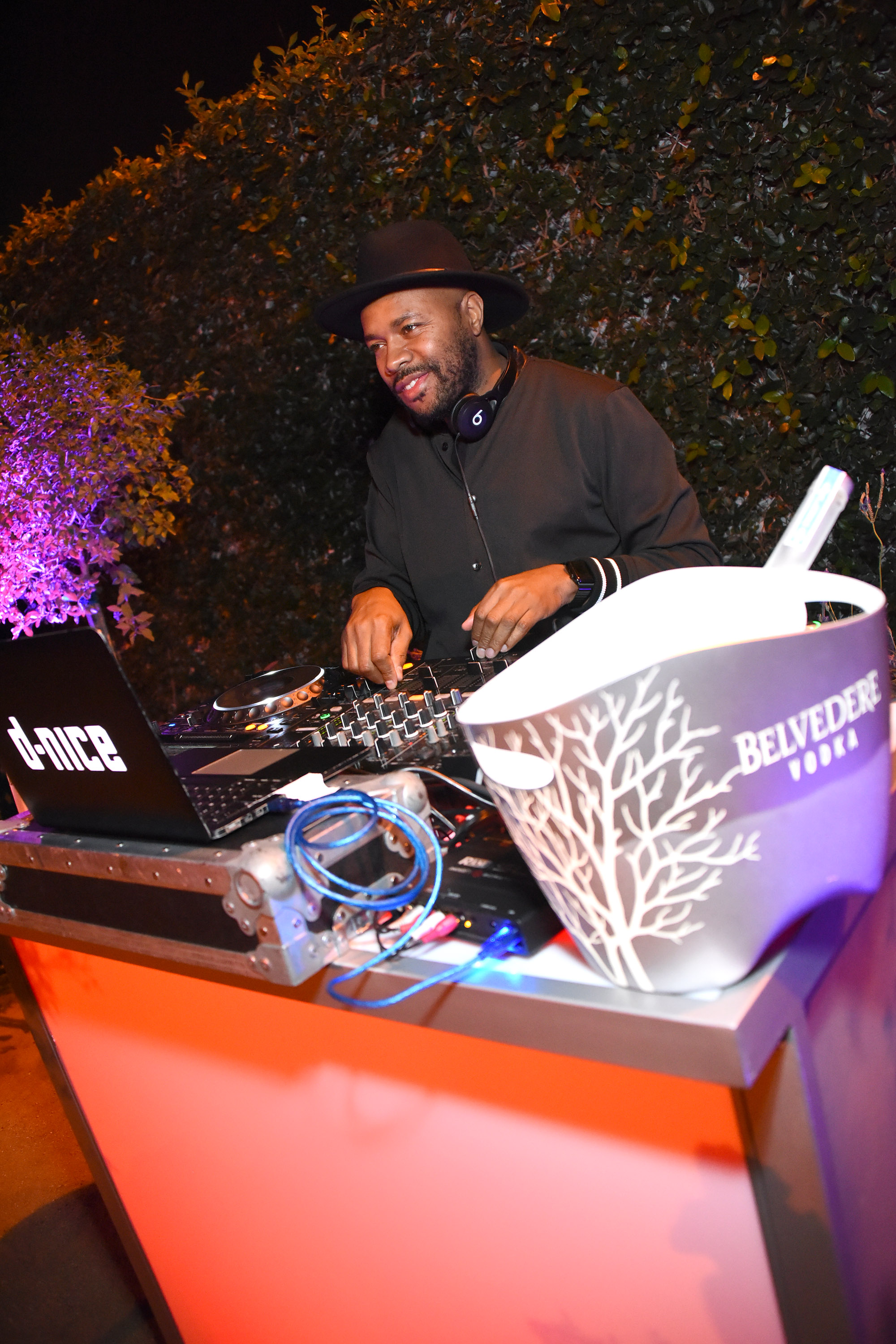 D-Nice attends the John Legend performance at The Underground Museum for Belvedere DARKNESS AND LIGHT listening event on November 16, 2016 in Los Angeles, California.  