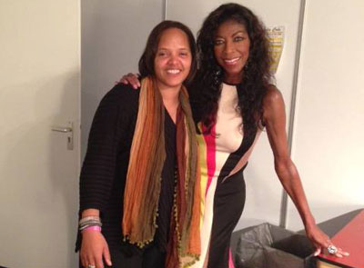 Terry Lyne with Natalie Cole