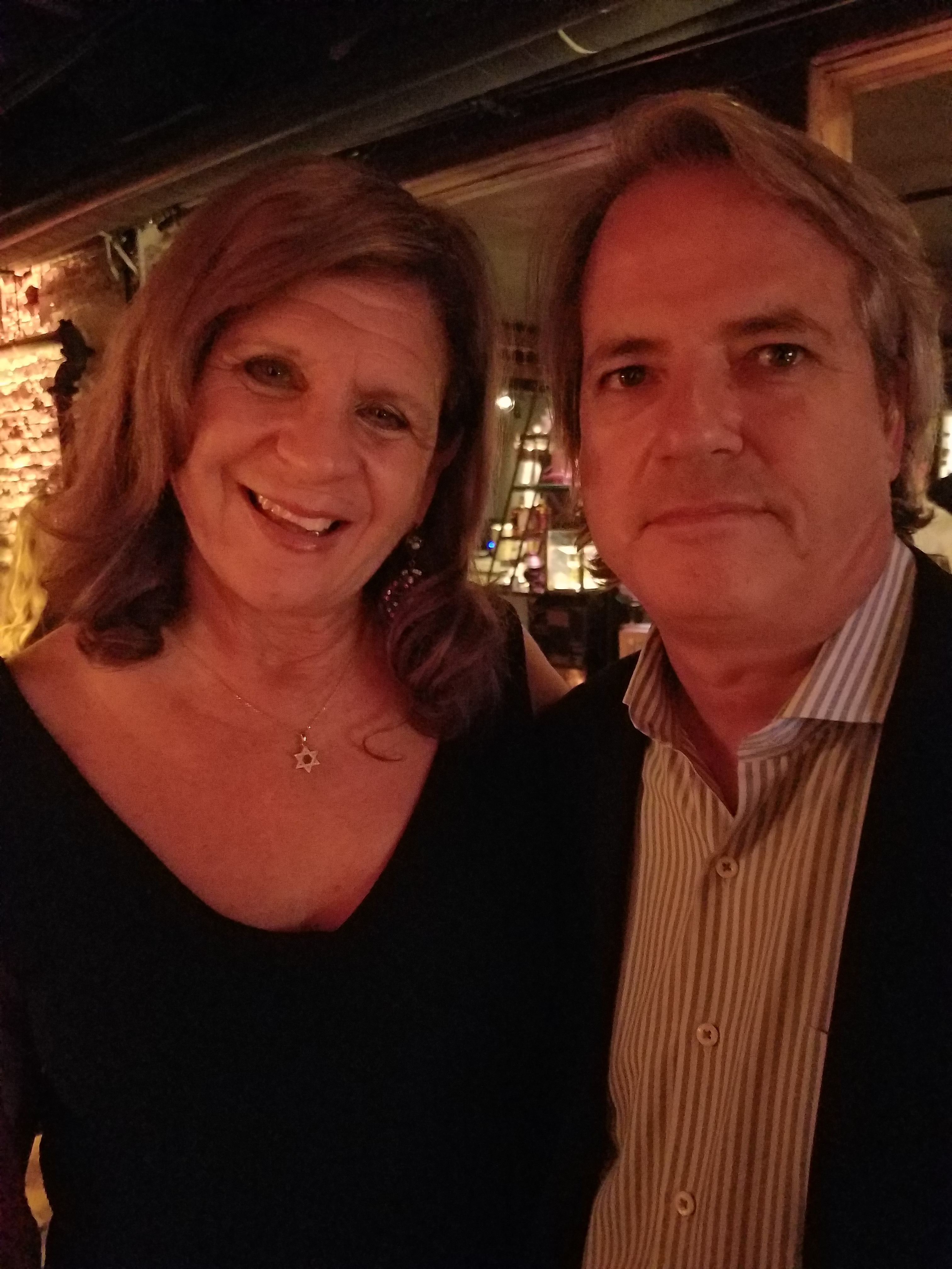 The Hollywood 360's Sheryl Aronson with "Sneaky Pete "showrunner Graham Yost
