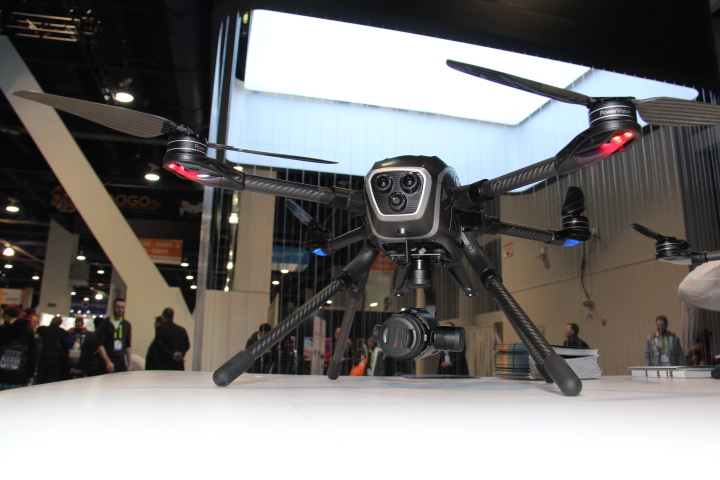 PowerVision's PowerEye drone (Photo by: Fredwill Hernandez/The Hollywood 360)