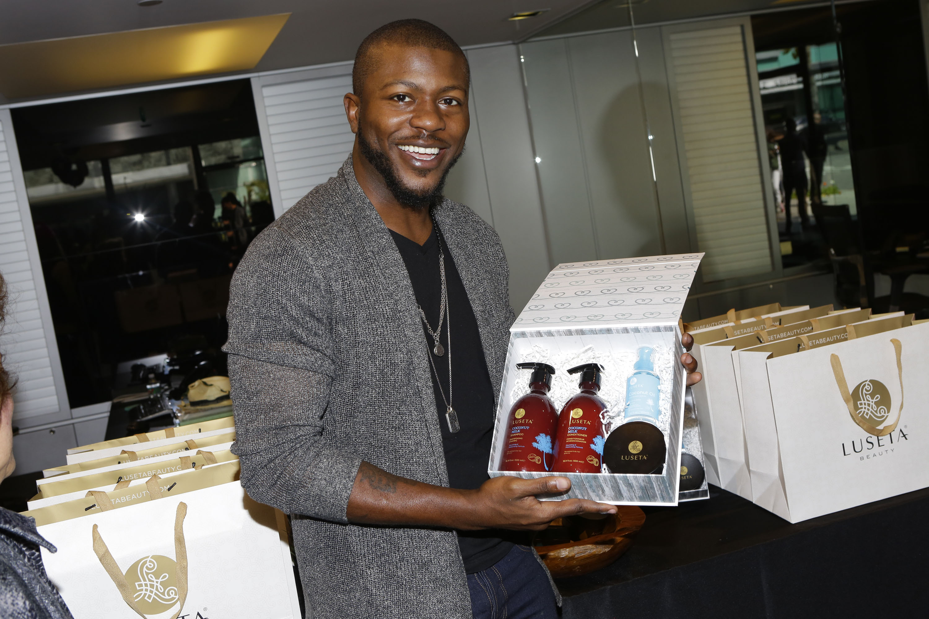 BEVERLY HILLS, CA - FEBRUARY 11: Actor Edwin Hodge attends the GBK Pre-Grammy Lounge at the McLaren Auto Gallery on February 11, 2017 in Beverly Hills, California. (Photo by Tiffany Rose/Getty Images for GBK)