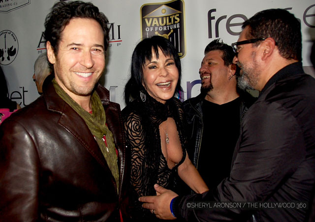 Rob Morrow (L), Maria Conchita Alonso (Center)