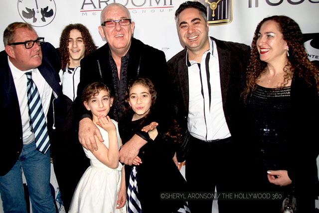 Gary Miller with Ian Abouloukme and Ian's beautiful family