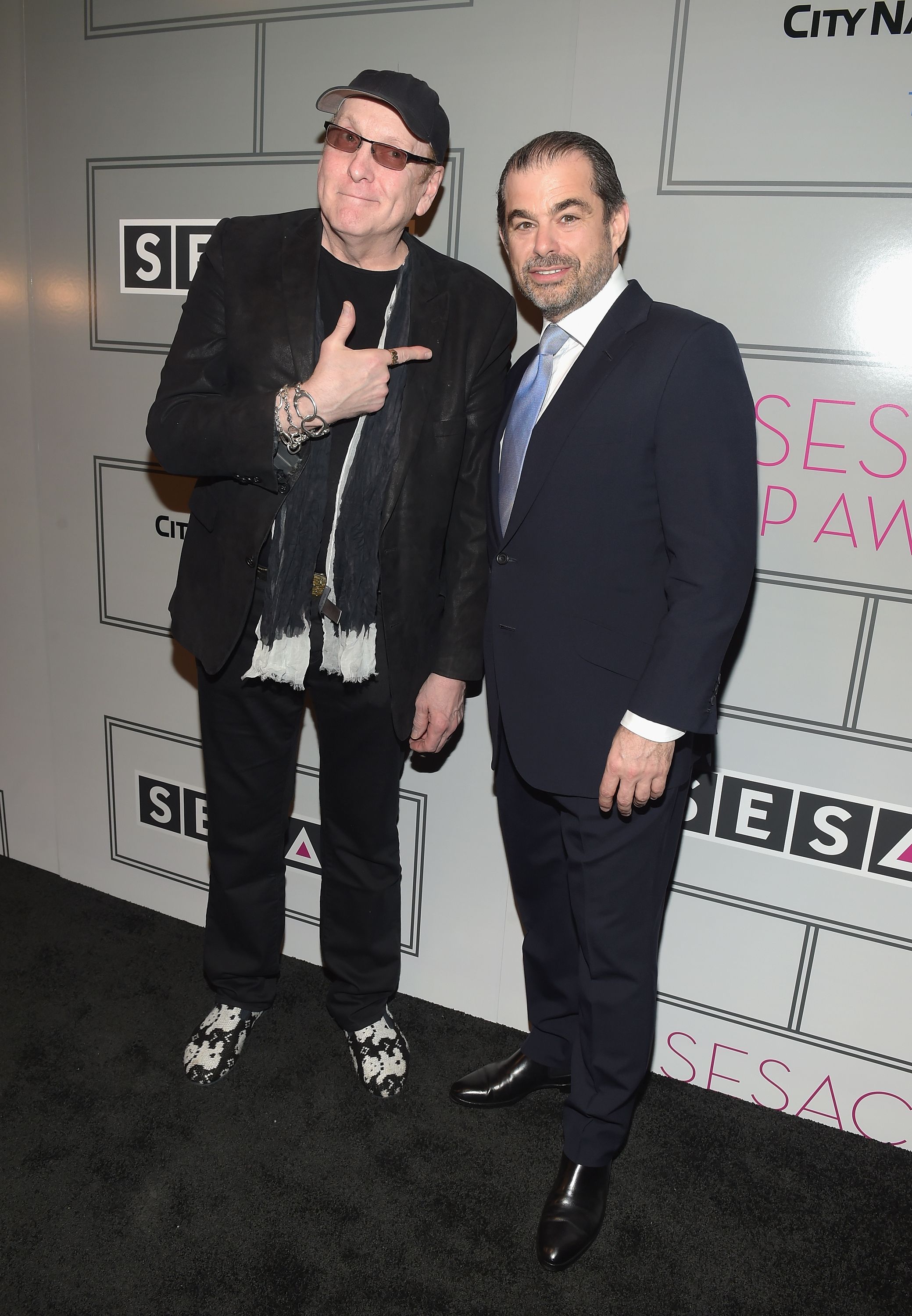Guitarist Rick Nielsen of Cheap Trick (L) and Chairmain and CEO of SESAC John Josephson attends the 2017 SESAC Pop Awards on April 13, 2017 in New York City. (Photo by Jason Kempin/Getty Images for SESAC)
