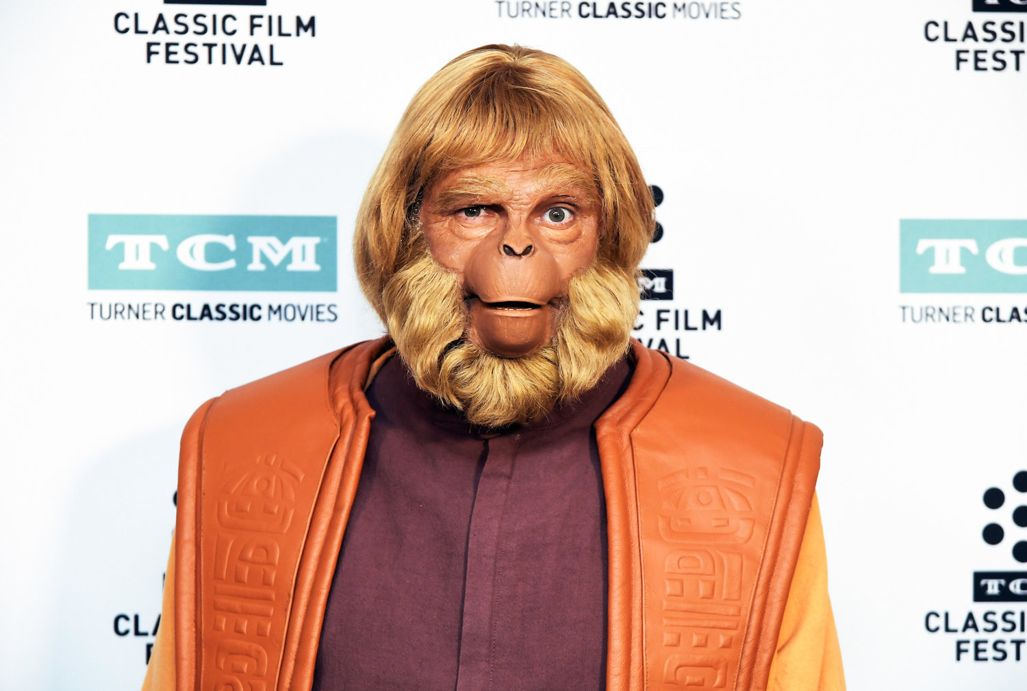 LOS ANGELES, CA - APRIL 08: Dana Gould as Dr. Zaius attends the screening of 'Planet of The Apes' during the 2017 TCM Classic Film Festival on April 8, 2017 in Los Angeles, California. 26657_003 (Photo by Charley Gallay/Getty Images for TCM)
