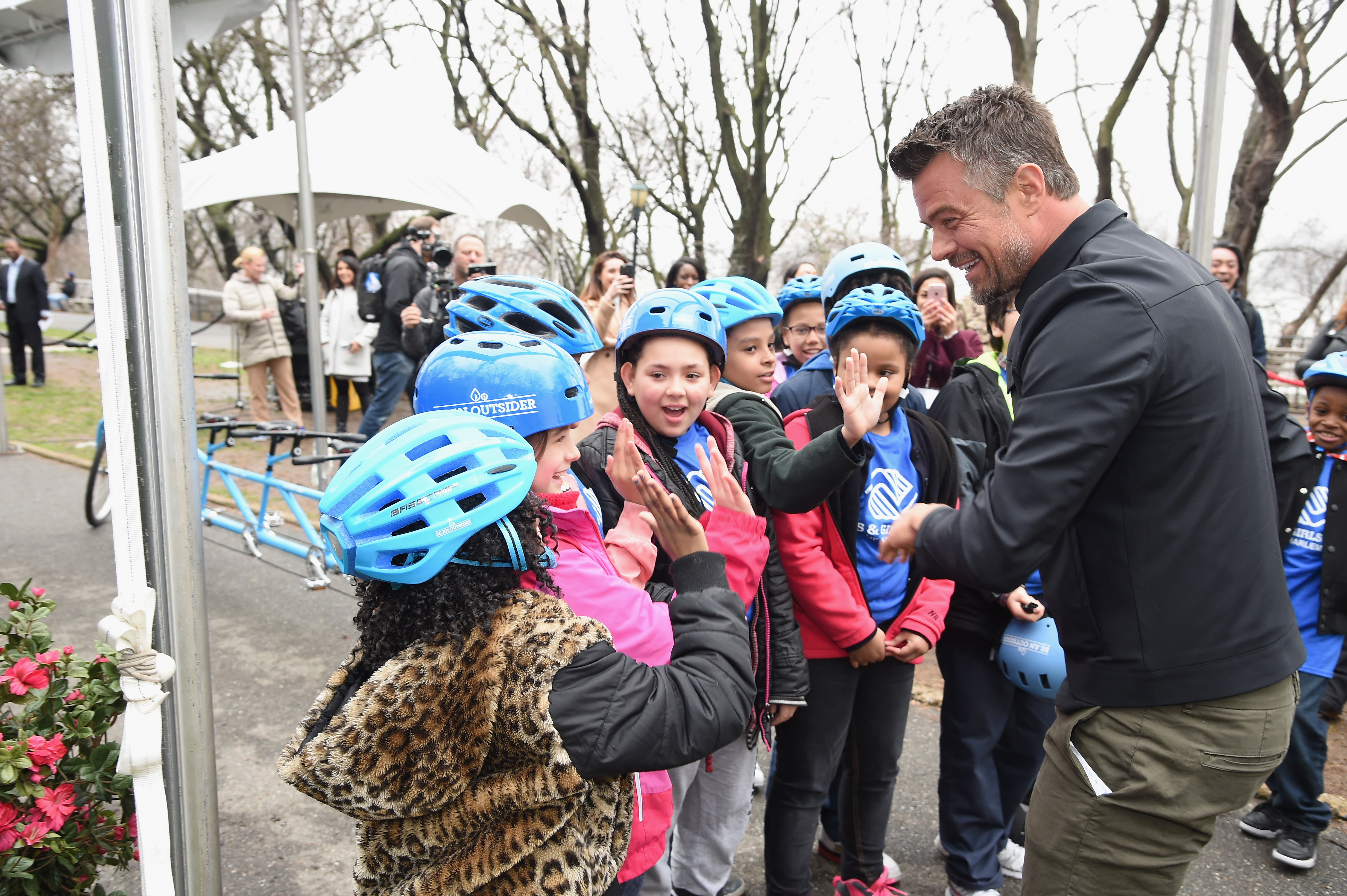 NEW YORK, NY - APRIL 04: Josh Duhamel Partners with Claritin® and Boys and Girls Clubs of America to Launch the Be An Outsider Campaign on April 4, 2017 in New York City. (Photo by Dimitrios Kambouris/Getty Images for Claritin)