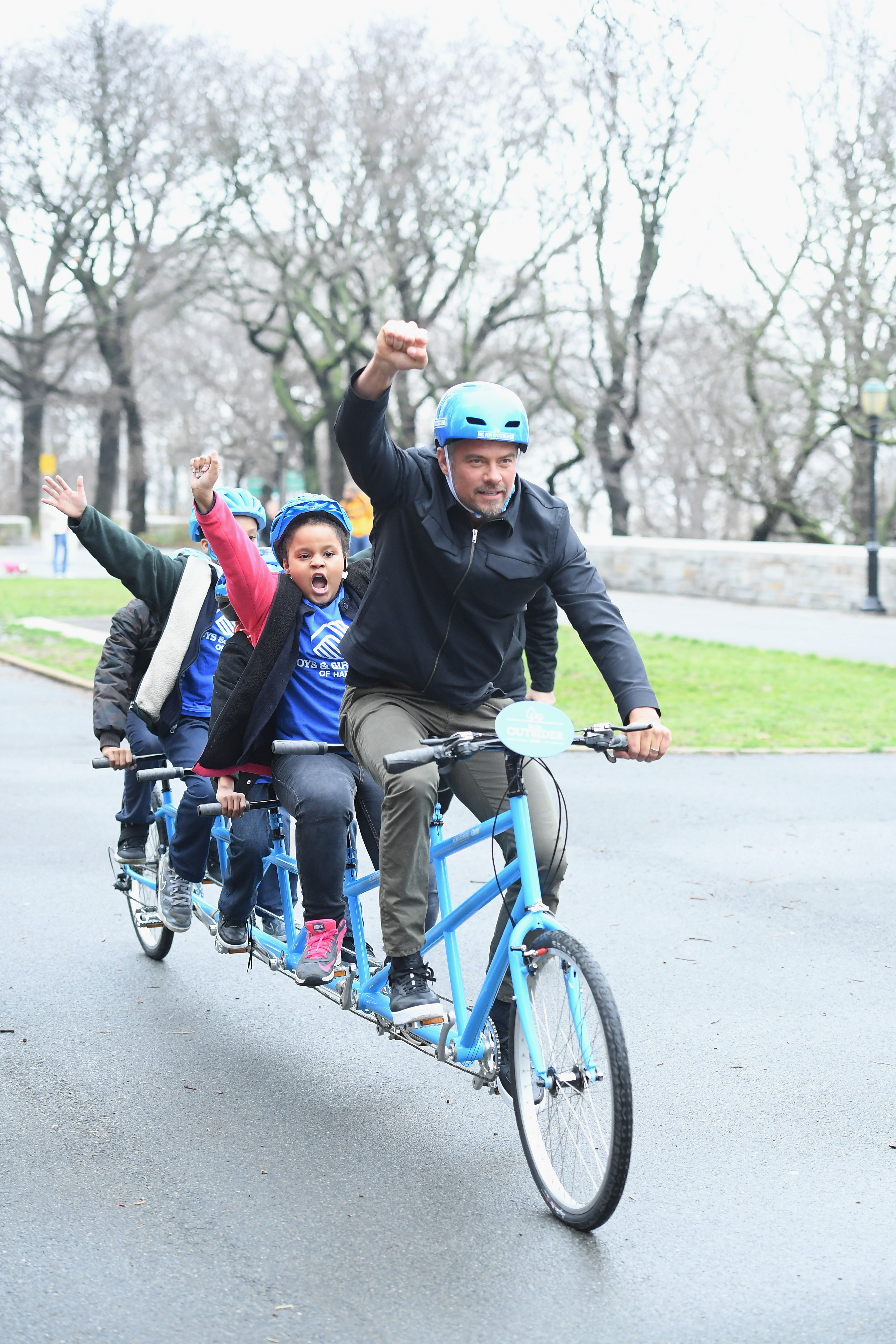 NEW YORK, NY - APRIL 04: Josh Duhamel Partners with Claritin® and Boys and Girls Clubs of America to Launch the Be An Outsider Campaign on April 4, 2017 in New York City. (Photo by Dimitrios Kambouris/Getty Images for Claritin)