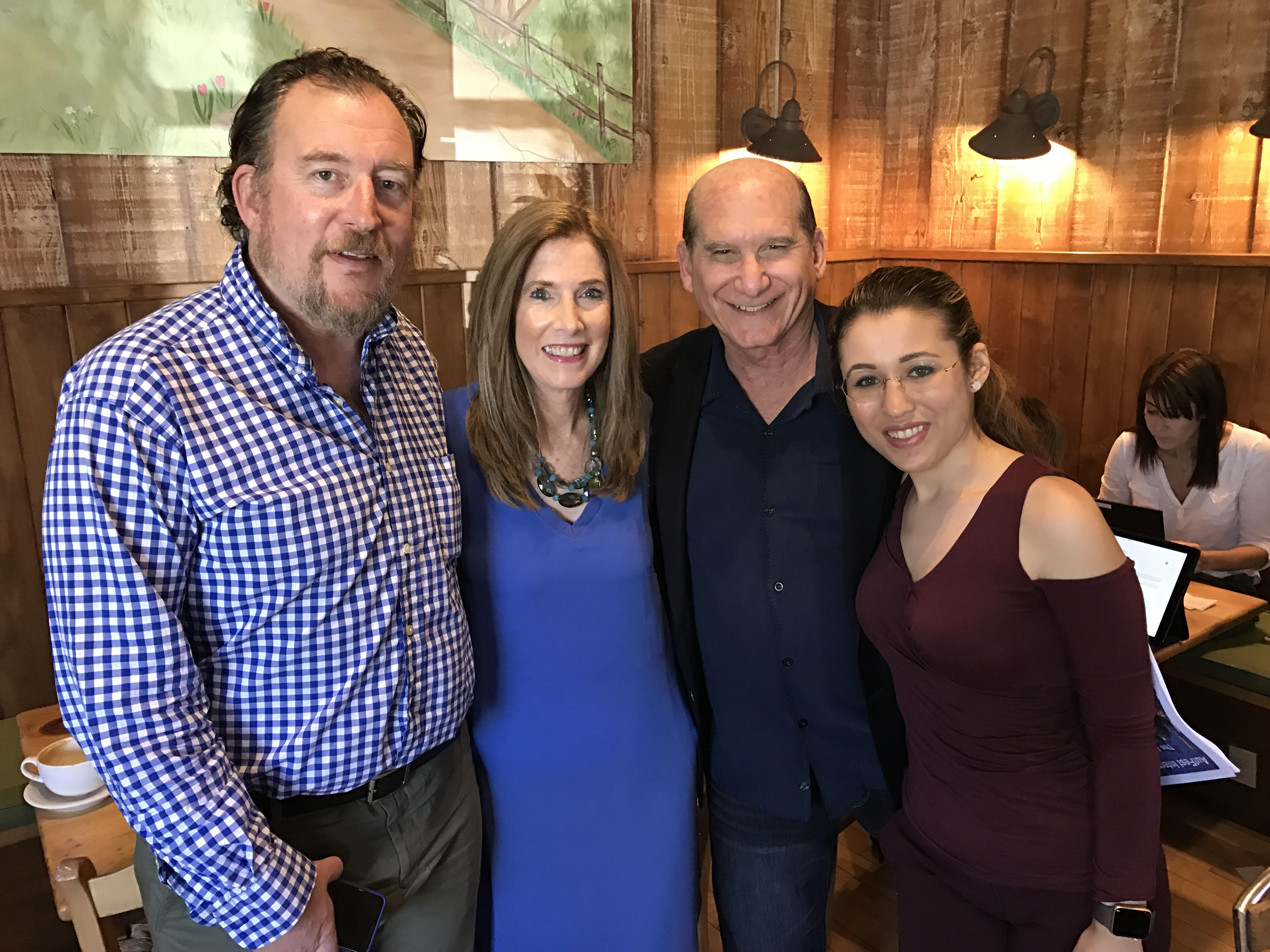 L to R- ASA Matt Asner,AGA Liz H Kelly, AGA Founder David M Luber, Autism Advocate Dani Bowman