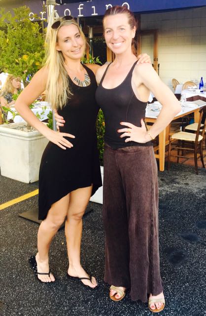  Celebrity trainer, Charlene Ciardiello, and award winning actress Tanna Frederick 