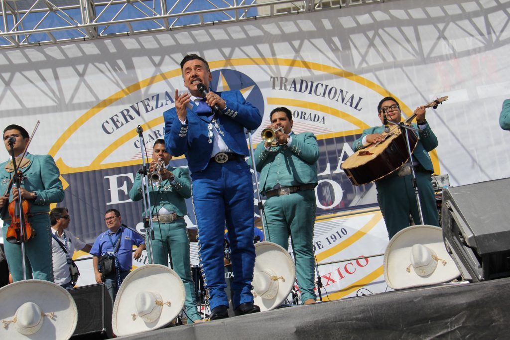 Don Pedro Rivera "El Patriarca Del Corrido" captivates fiesta goears (Photo by: Fredwill Hernandez/The Hollywood 360)