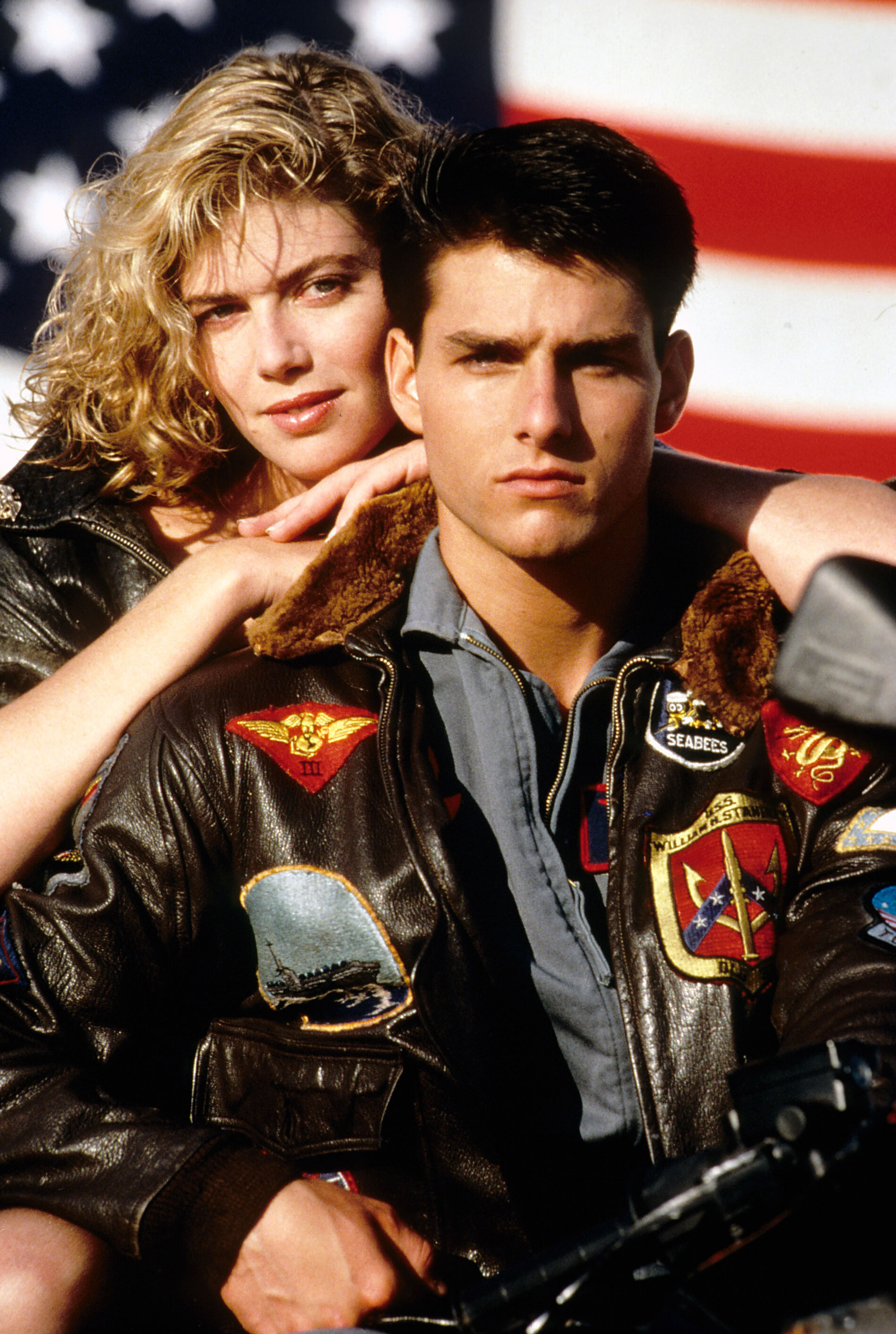 Kelly McGillis and Tom Cruise "Top Gun"