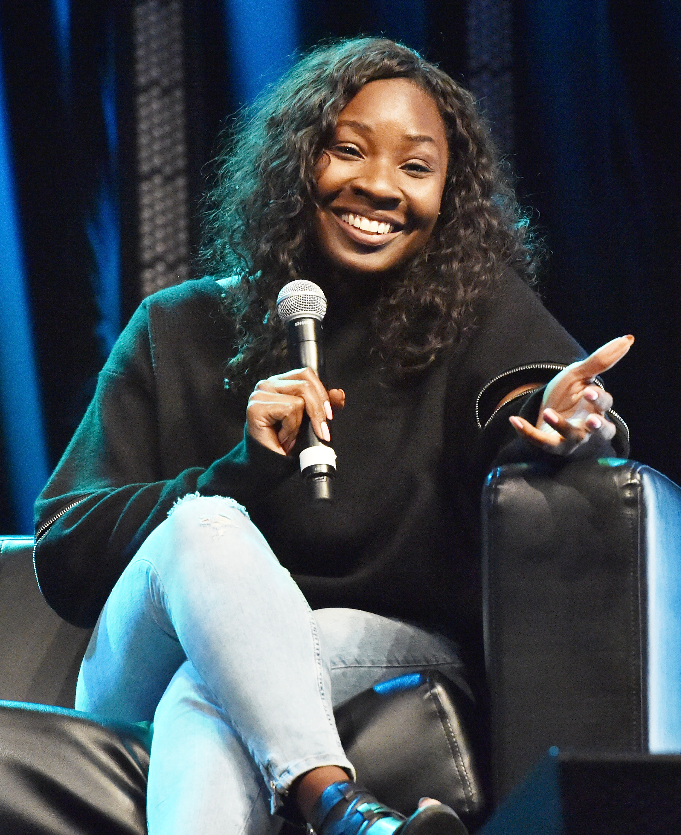 LOS ANGELES, CA - APRIL 14:  Nixon Peabody LLP Attorney Carron Mitchell speaks onstage at 'Building Your Team' during the 2017 ASCAP "I Create Music" EXPO on April 14, 2017 in Los Angeles, California.  (Photo by Lester Cohen/Getty Images for ASCAP)