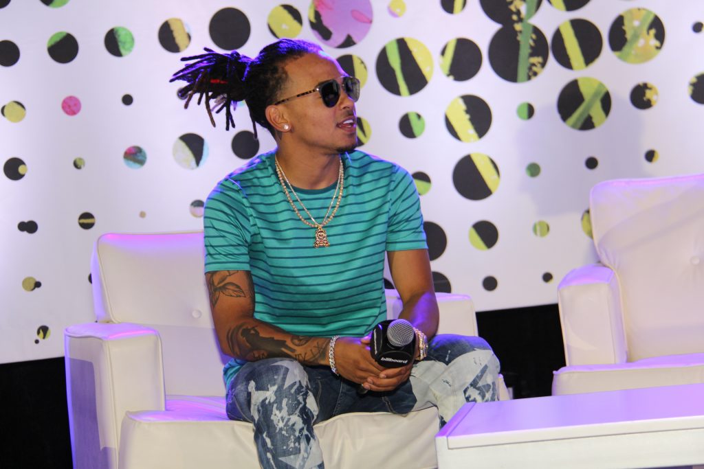 Raggaeton's newcomer Ozuna during Pop = Urban = Perfect Marriage panel (Photo by: Fredwill Hernandez/ The Hollywood 360)