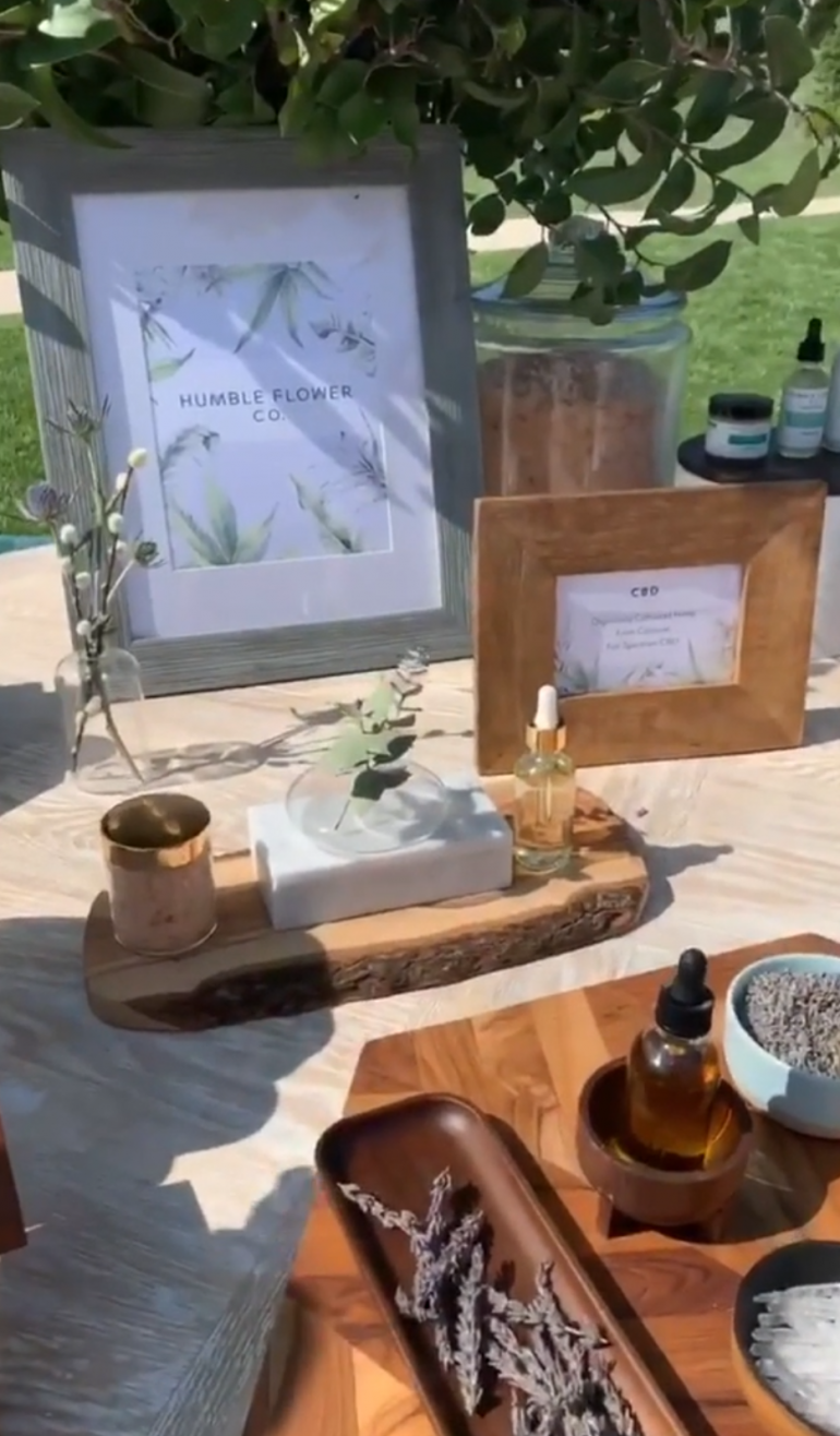 INSIDE LOOK: Kim Kardashian’s CBD-Themed Baby Shower // Humble Flower ...