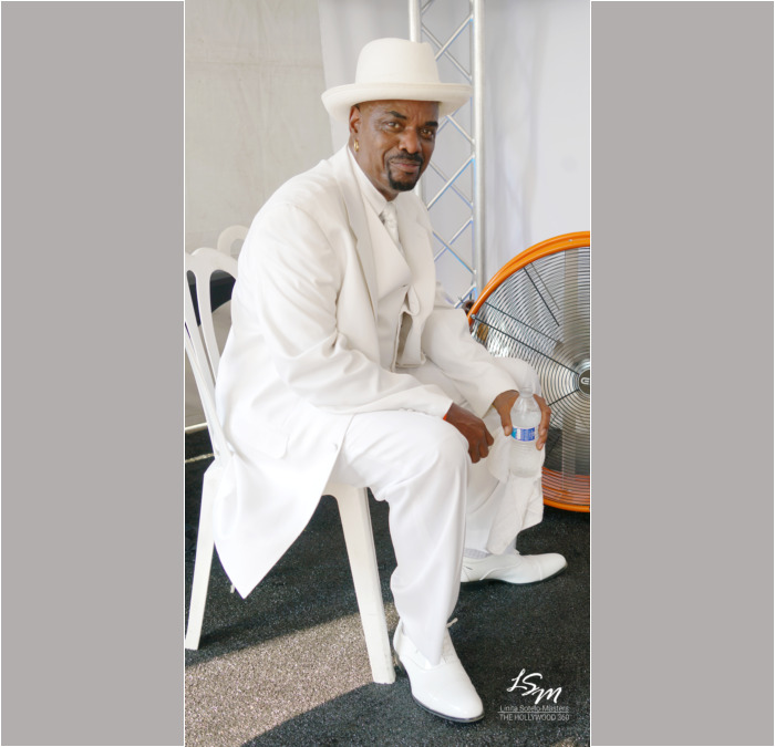 Nick Colionne Cooling Off Backstage